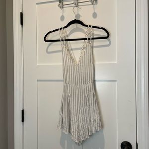 LF Pinstripe Romper